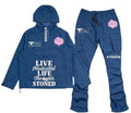Established Stoner Hoodie & Cargo Pants Set - Navy Blue