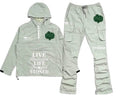 Established Stoner Hoodie & Cargo Pants Set - Sage Green